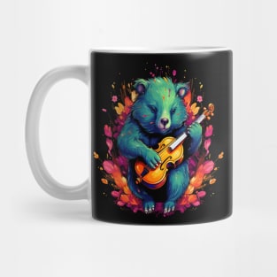 Wombat Playing Violin Mug